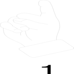 Sign Language 01 Clip Art