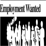 Employment Wanted Clip Art