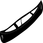 Canoe 03 Clip Art