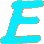 Glow Extended E 1 Clip Art