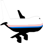 Airplane 3 Clip Art
