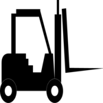 Forklift 02 Clip Art