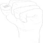 Fist 05 Clip Art