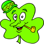 Shamrock with Pipe