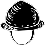 Helmet - Silhouette 12 Clip Art