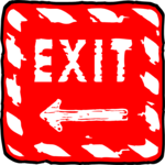 Fire Exit 7 Clip Art