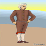 Estonia - Man Clip Art