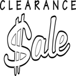 Clearance Sale 1 Clip Art