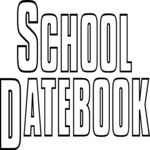 School Datebook Title Clip Art