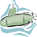 Submarine 05 Clip Art