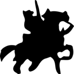 Mounted Soldier 3 Clip Art