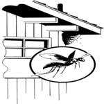 Wasp & Nest Clip Art