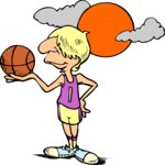 Basketball Player 29 Clip Art