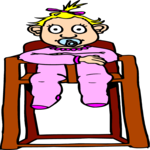 Baby in High Chair 1