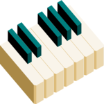 Piano Keys 7 Clip Art