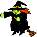 Witch Flying 29 Clip Art