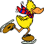 Ice Skating - Duck