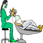 Dentist & Patient 3 Clip Art