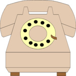 Telephone - Rotary 06 Clip Art