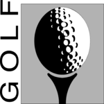 Golf Title 2 Clip Art