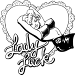 Lady Luck Clip Art