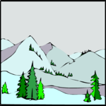 Mountains 162 Clip Art