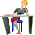 Businesswoman - Bored