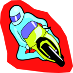 Motorcycle Racing 15 Clip Art
