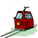Trolley Car 2 Clip Art