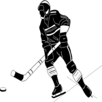 Ice Hockey - Player 05 Clip Art