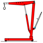Hydraulic Crane Clip Art