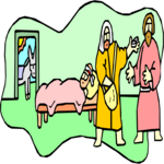 Parable of Good Samaritan 2 Clip Art