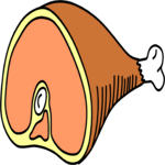 Ham Shank 2 Clip Art