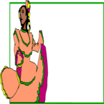 Mexican Dancer Frame Clip Art