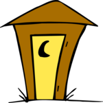 Outhouse 1 Clip Art