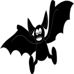 Bat 01 Clip Art