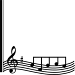 Musical Notes Border 1
