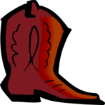 Cowboy Boot 15 Clip Art