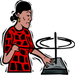 Woman Working Clip Art
