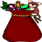 Bag of Gifts 6 Clip Art