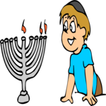 Menorah & Boy 2