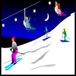 Ski Slopes Clip Art