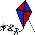 Kite 04 Clip Art