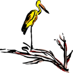 Stork 1 Clip Art