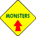 Monsters 3 Clip Art