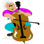 Cellist 2 Clip Art