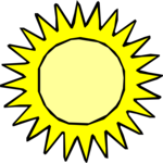 Sun 170 Clip Art