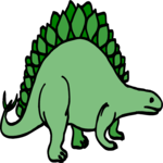 Stegosaurus 06 Clip Art
