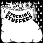 Stocking Stuffers Frame Clip Art