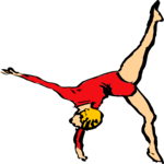 Gymnast 5 Clip Art